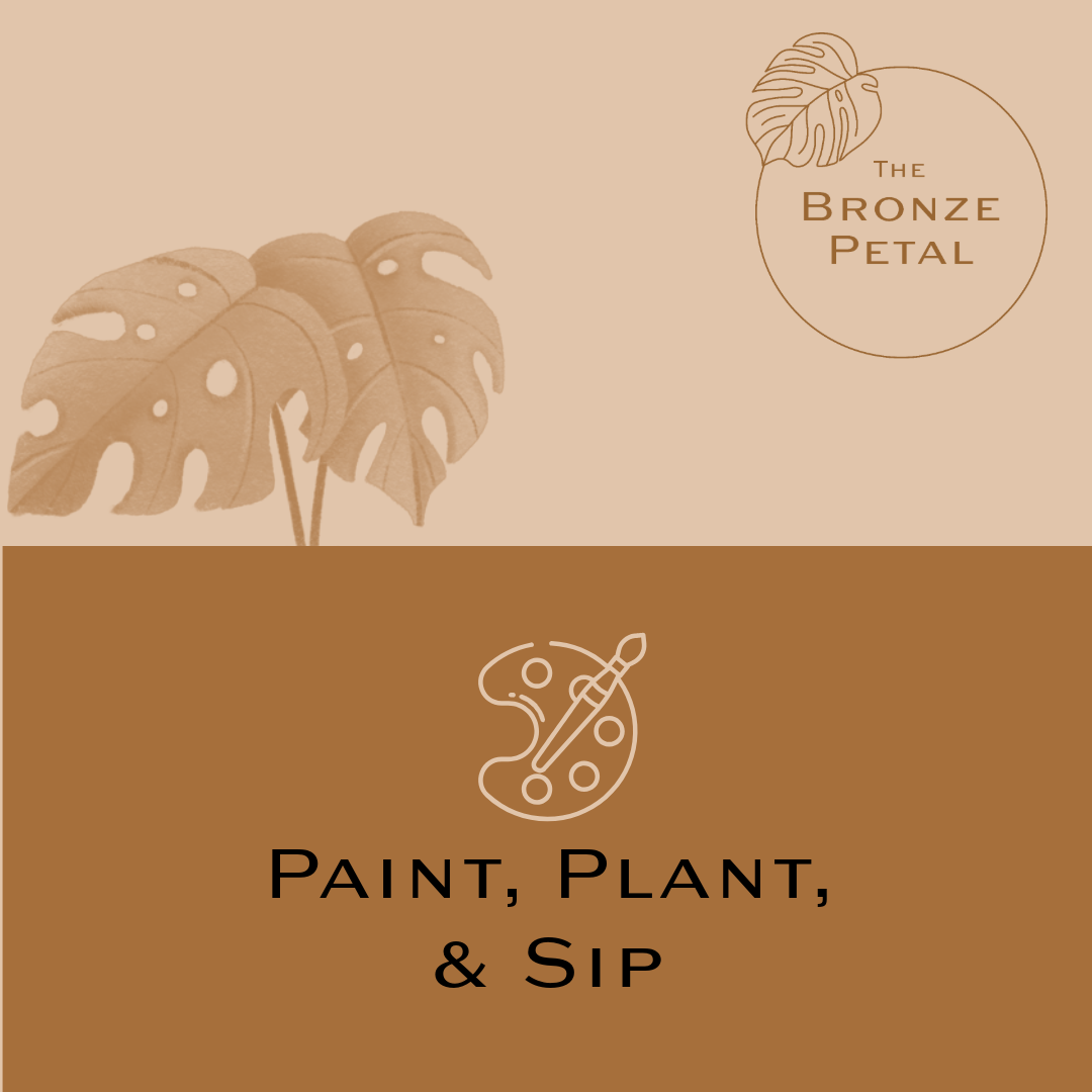 Paint, Plant, & Sip Event