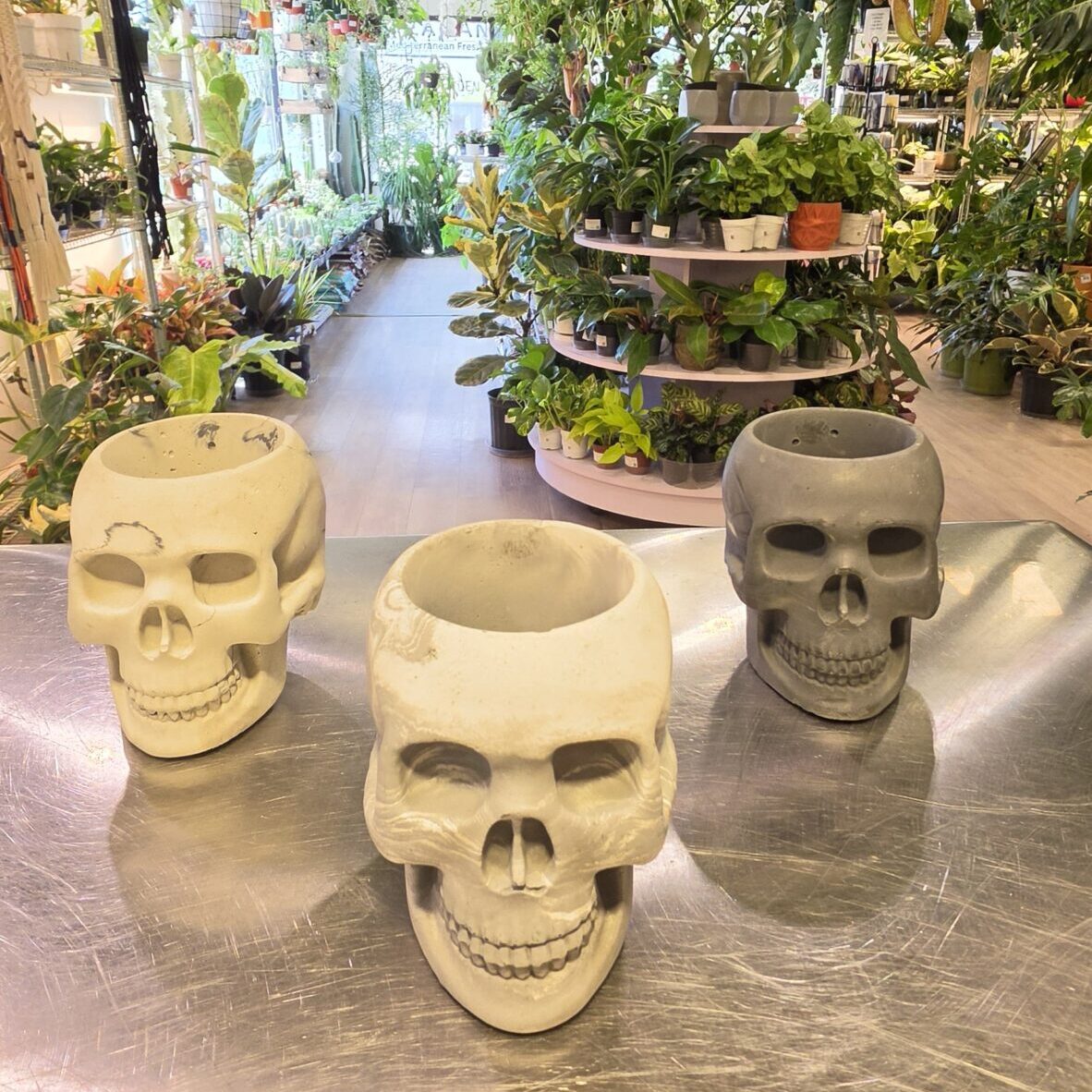 Skull pot (with marbling)